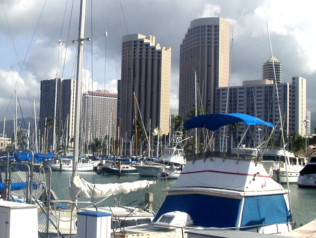 View of Honolulu Hawaii