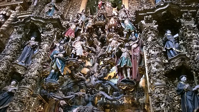 St Francis Church carved wooden figures