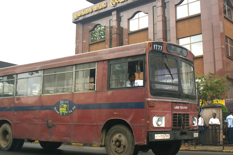 Sri Lanka Government operated Bus Bus travel in Sri Lanka