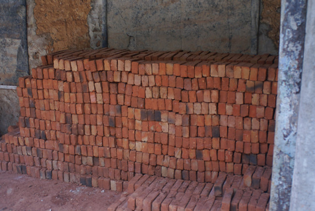 Hand made bricks - Building Construction Methods in Sri Lanka Building Construction Methods in Sri Lanka