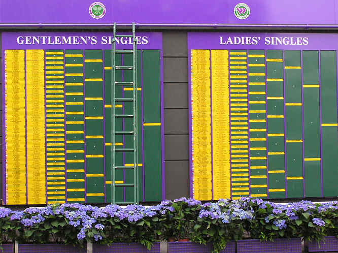 Wimbledon Lawn Tennis Championship Ladies singles and gentlemans singles Wimbledon Lawn Tennis Championship