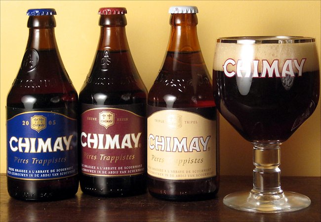 Chimay blue and red lable strong abbey Belgium beer Belgium beer