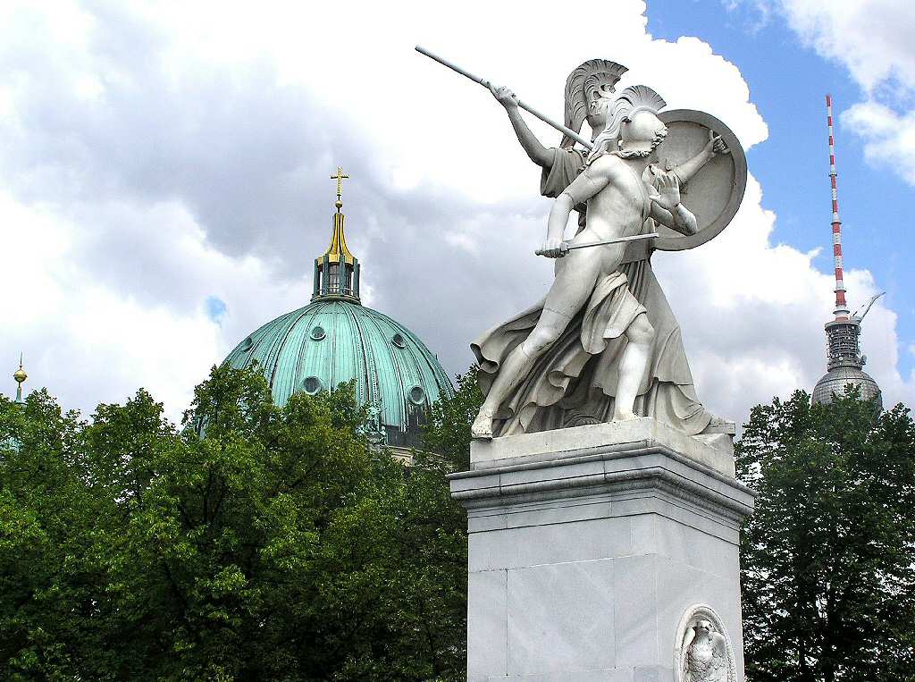 bridge statues