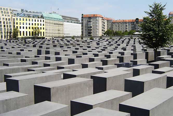 WW2 Jewish Memorial in Berlin to all the
Murdered Jews Jewish Memorial in Berlin