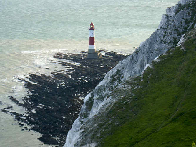 Beachy Head is a beauty spot tourist attraction in the South Downs National Park near Eastbourne Beachy Head Sussex