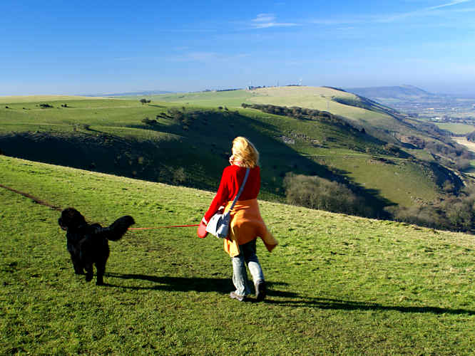 Walking in the South Downs National Park South Downs National Park