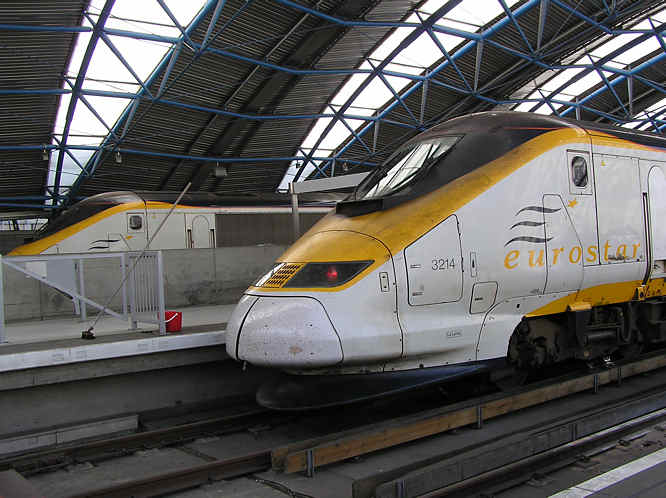 the Eurostar train that travels between London and Paris France Eurostar high speed train
