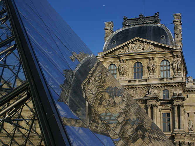 Photo of the Lourve Palace and Museum Exterior in Paris, France Lourve Palace Exterior