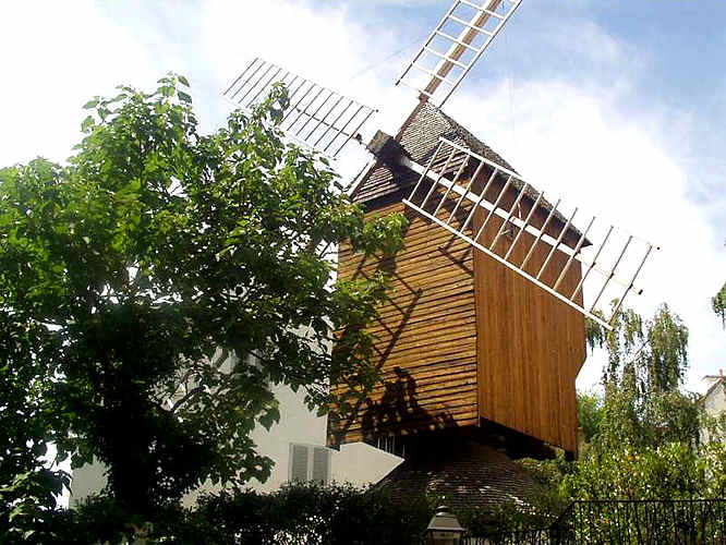 The Paris Windmills of Montmartre - Moulin de la Galette - Guinguettes Paris Windmills