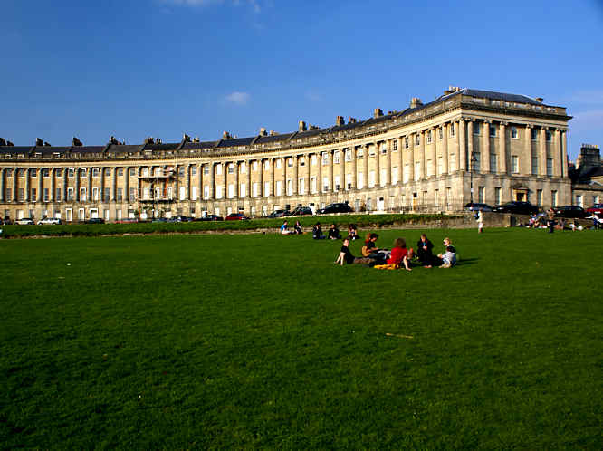 Photo of The Royal Crescent in Bath, England The Royal Crescent in Bath