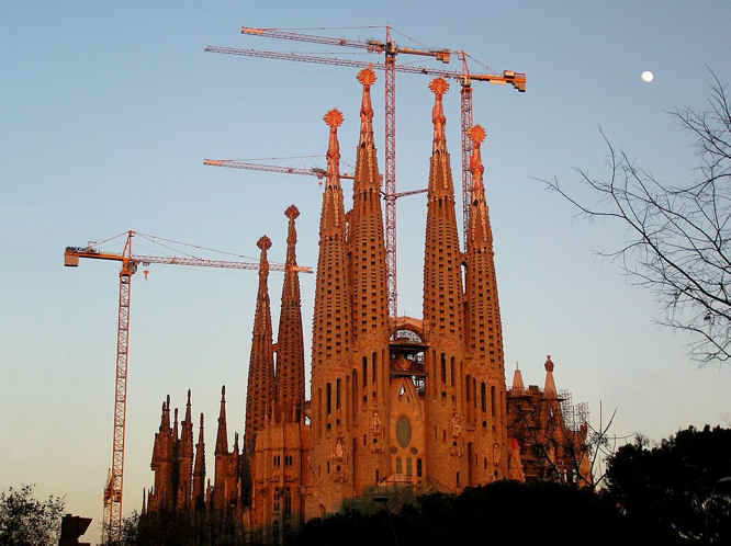 Barcelona Gaudi Temple de la Sagrada Familia Temple de la Sagrada Familia