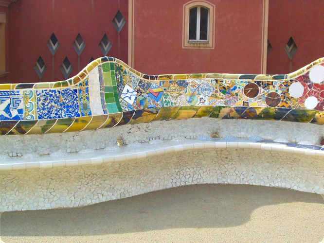 Barcelona Park Guell Antoni Gaudi