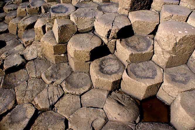 Giants causeway, Northern Ireland hexaginal rock formations