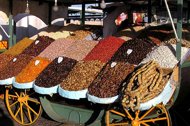 Dates and figs in Marrakech