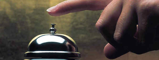Hotel desk clarks bell - Artical on how to avoid post holiday credit card hotel and rental car charges Hotel desk clarks bell