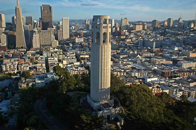 Coit Tower on Telegraph Hill