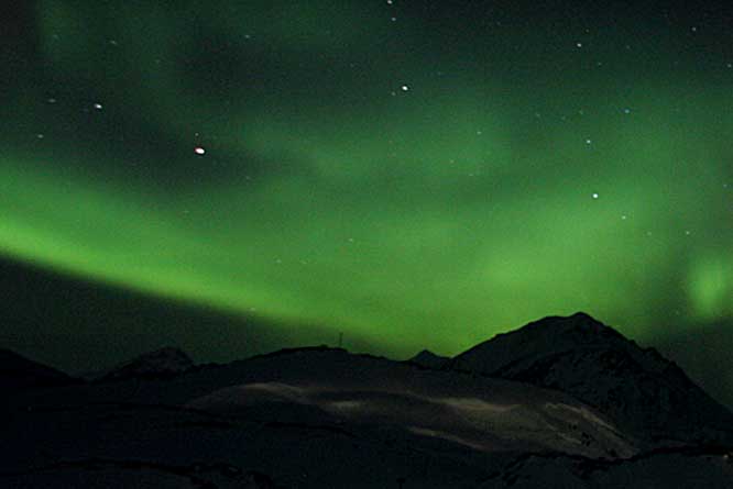image of the Aurora Borealis Northern Lights in Tromso Northern Norway in the Arctic circle Aurora Borealis Norway