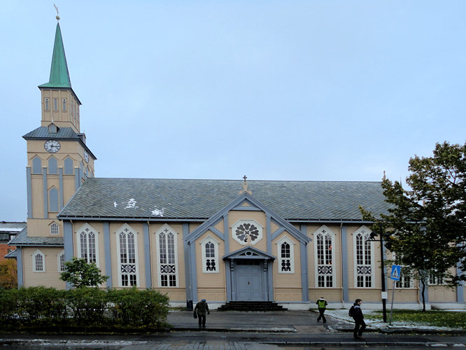image of the inside of Tromso Cathedral Norway in the Arctic Circle Tromso Cathedral Norway