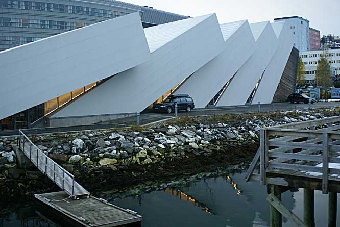 picture of the Polaria Museum and Aquarium building in Tromso Norway Polaria Museum