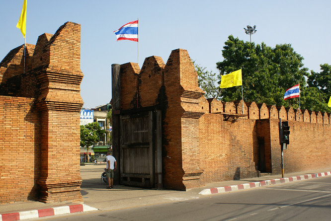 The ancient walled city of Chiang Mai in Northern Thailand Chiang Mai