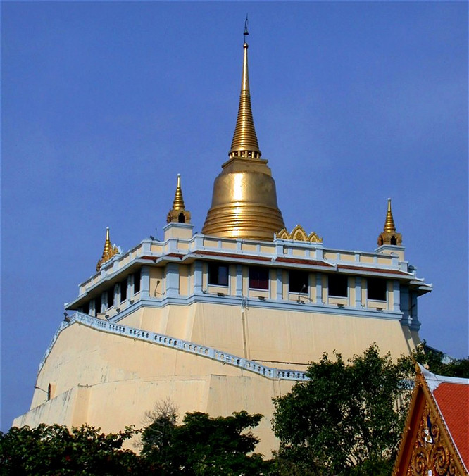 Photo taken of the Bangkok Golden Mount Wat Saket Temple Golden Mount Wat Saket Temple