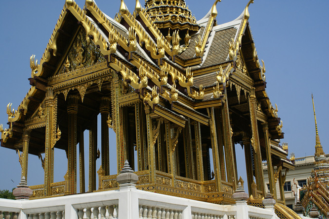 Aphornphimok Pavilion Bangkok in the Thai Royal Grand Palace Aphornphimok Pavilion Bangkok