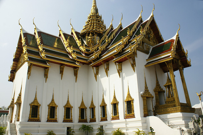 Photo taken of The Dusit Maha Prasat audience hall Bangkok in the Thai Royal Grand Palace The Dusit Maha Prasat audience hall Bangkok in the Thai Royal Grand Palace