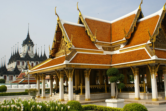 Bangkok Wat Ratchanatdaram Temple Bangkok Wat Ratchanatdaram Temple in Thailand