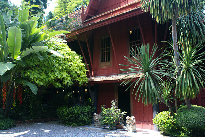 Bangkok Thailand Jim Thompson House and garden - Silk King Jim Thompson House