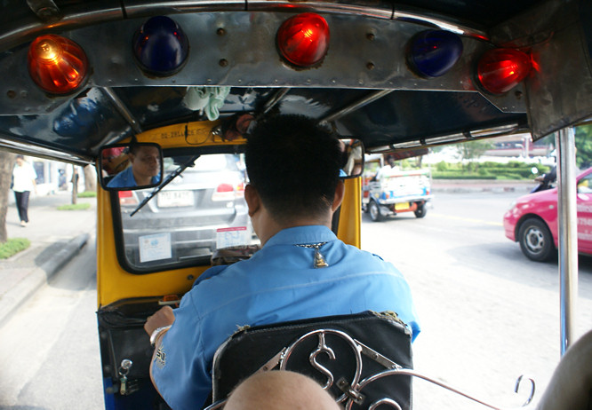 Photo of Bangkok Thailand Tuk-Tuk and Thai tuk tuk drivers Thai tuk tuk driver