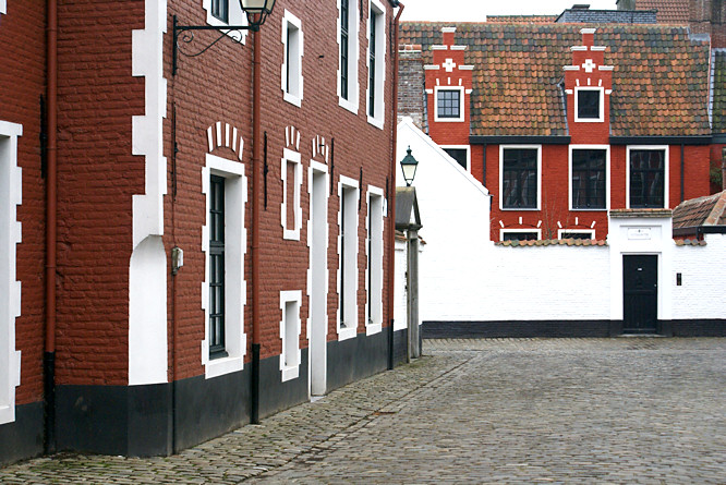 Gent Oud Begijnhof Old town Area Ghent Patershol