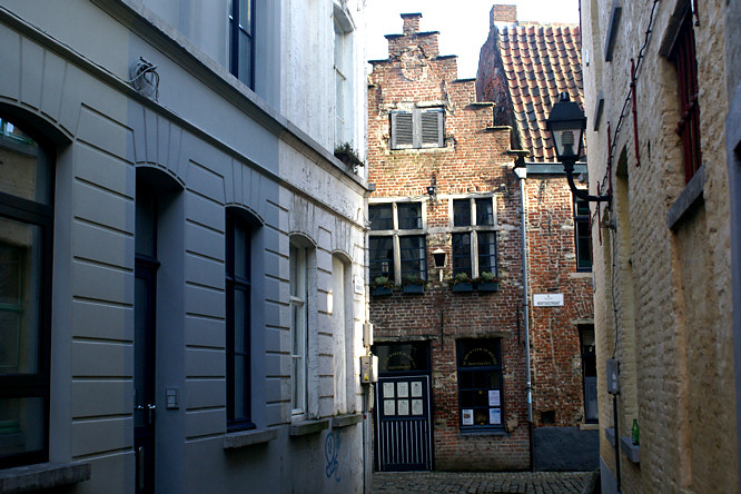Ghent Patershol Old town Area is full of charming allyways gent patershol back streets
