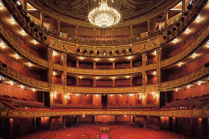 Inside the Ghent Vlaamse Opera House Flanders Opera house interior