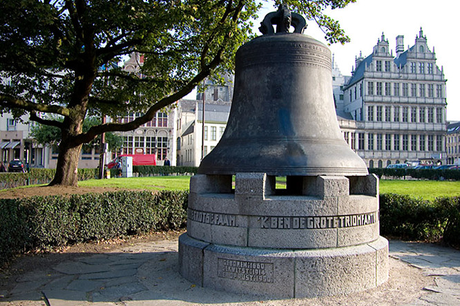Ghent Lakenhalle Cloth hall Gent Lakenhalle belfry tower bell Lakenhalle belfry tower bell