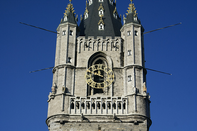 Ghent Lakenhalle Cloth hall Gent Lakenhalle belfry tower Lakenhalle belfry tower
