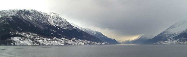 View down the Hardangerfjord - Bergen Day Trip in Norway Hardangerfjord