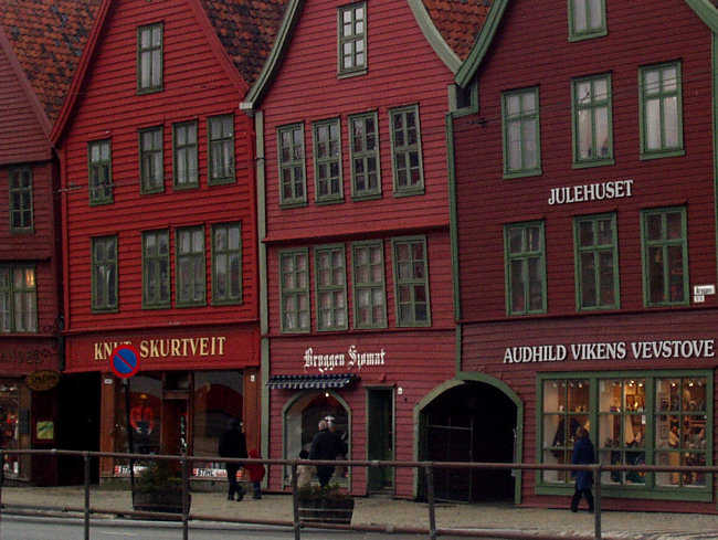 Old restored Hanseatic League waterfront
