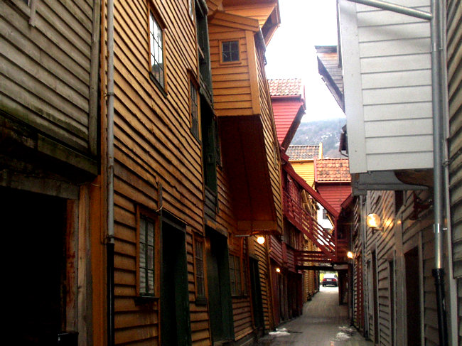 Bergen Harbour Wooden Warehouse