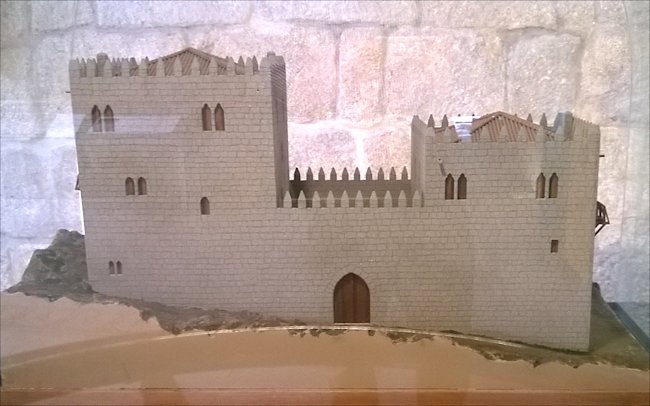 Model of Henry the Navigator's House Casa do Infante in Porto