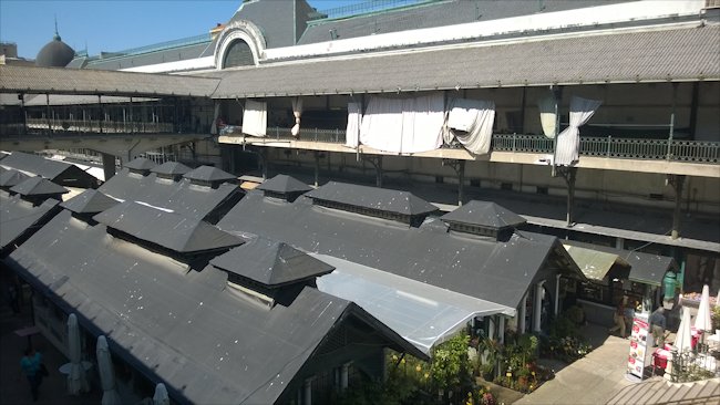 Covered roves of the Mercado do Bolhao market Mercado do Bolhao market