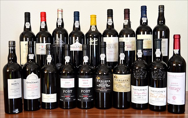 Vintage port wine made in Porto Portugal