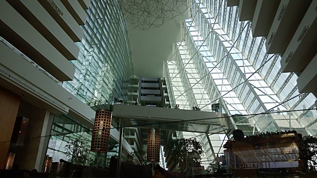 Inside the Marina Bay Sands Hotel in Singapore Marina Bay Sands Hotel