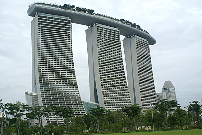 The Singapore Straits Ocean View rooms of the Marina Bay Sands Hotel Singapore Straits