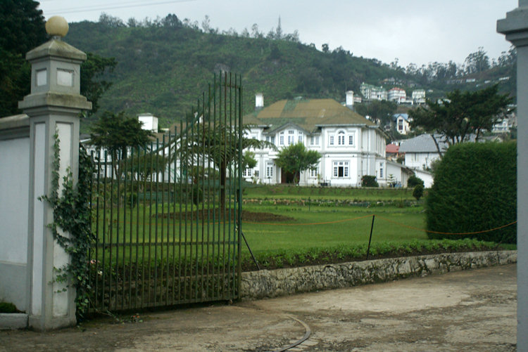Opposite Nuwara Eliya Race Course is this Little England stately home English style building Nuwara Eliya Race Course