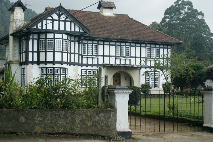Opposite Nuwara Eliya Race Course is this Little England mock-tudor English style home Nuwara Eliya Race Course
