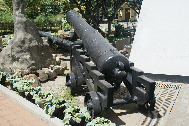 Look for the Dutch East Indies crest on top of this old Dutch Cannon Dutch Cannon