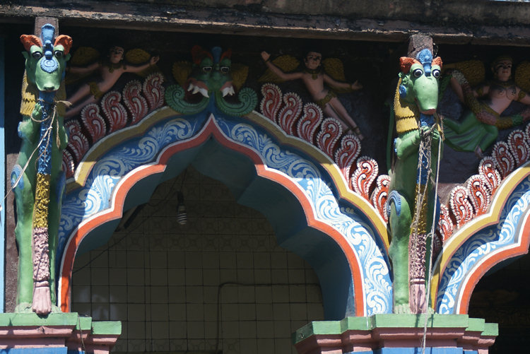 Entrance to the Colombo Old and New Kathiresan Kovils Hindu Temples in Pettah Colombo Old and New Kathiresan Kovils Hindu Temple