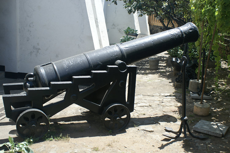 Old Dutch Cannon at the Sri Lankan Colombo Fort Ports Authority Maritime Museum Dutch East indies Cannon