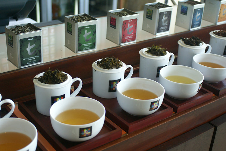 Colombo Hilton Hotel Ceylon Tea display and tasting in Sri Lanka Colombo Hilton Hotel