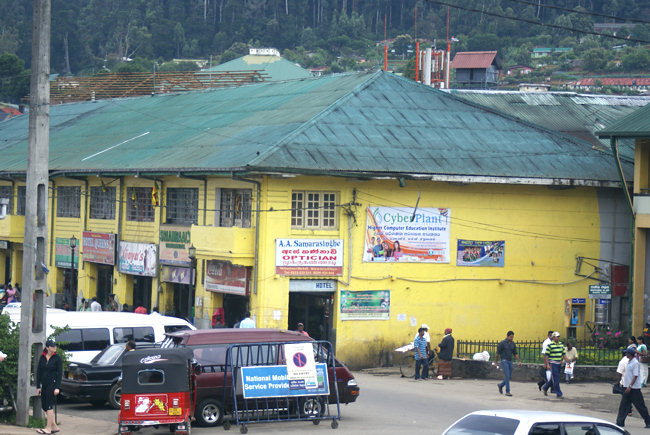 Town centre of Nuwara Eliya in the Highlands of Sri Lanka Nuwara Eliya